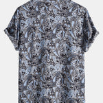 Paisley Print Button Up Shirt