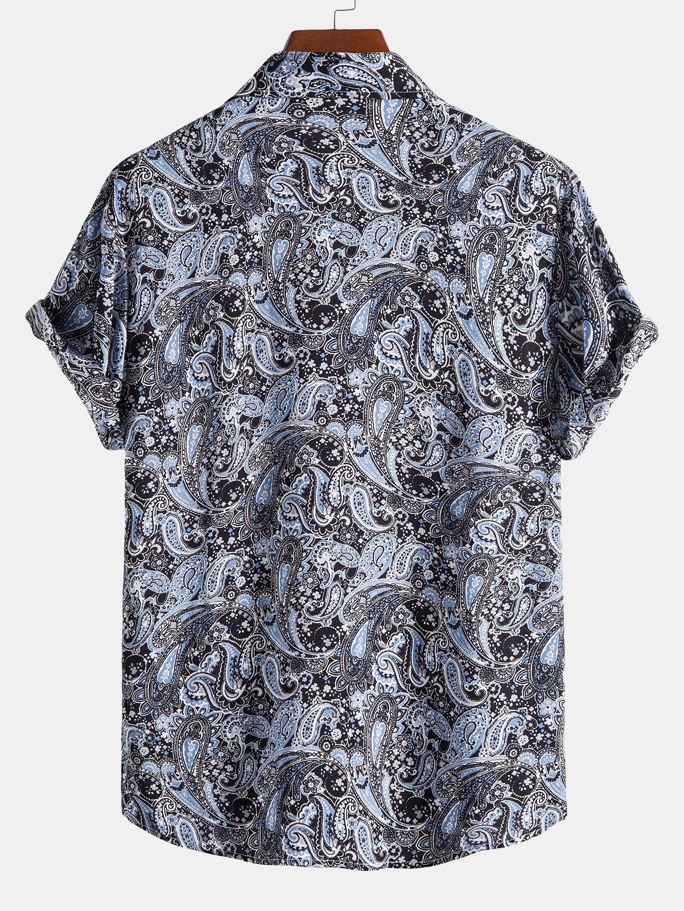 Paisley Print Button Up Shirt
