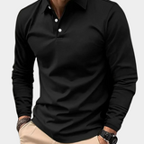 Adrian | Modern long-sleeved polo shirt