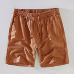 Linen Cuban Shirt with Pockets & Linen Drawstring Shorts Set
