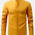 3 Pieces Non-Iron Hidden Placket Stand Collar Dress Shirt