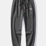 Paris Stripe Print Relax Fit Crew Neck Sweatshirt & Jogging Pants Set