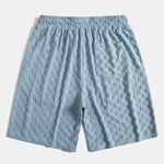Checkerboard Terry Shirt & Shorts Set