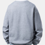2 in 1 Waffle Notched Collar Sweatshirt & Waffle Pleated Pintuck Pants Set