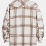 Flannel Plaid Overshirt with Pocket