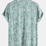 Animal Texture Cotton Shirts