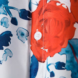 Floral Print Resort Button Up Shirt