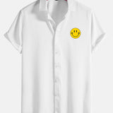 Smile Face Emoij Print Shirts