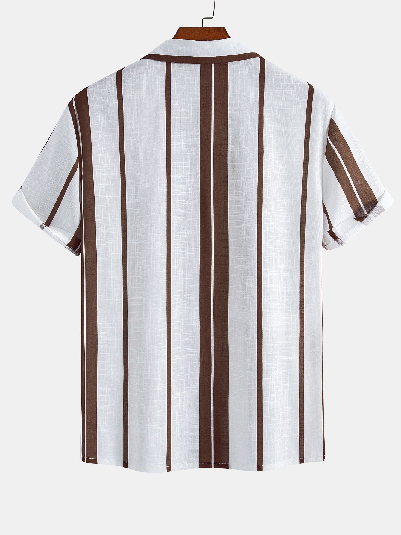 Linen Stripe Cuban Shirt