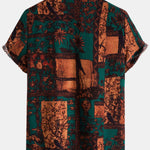 Vintage Floral Print Shirt