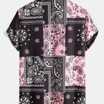 Paisley Print Shirt & Swim Shorts Set