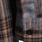 Plaid Patched Pocket Long Sleeve Shirt