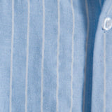 Striped Patchwork Button Up Shirt
