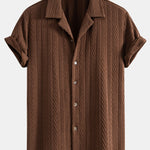 Texture Jacquard Cuban Shirt