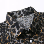 Leopard Print Button Up Shirt