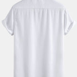 Linen Cuban Shirt with Pockets