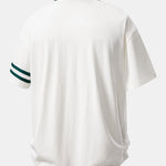 Relax Fit Contrast Collar Polo Shirt & Cotton Drawstring 7" Shorts Set