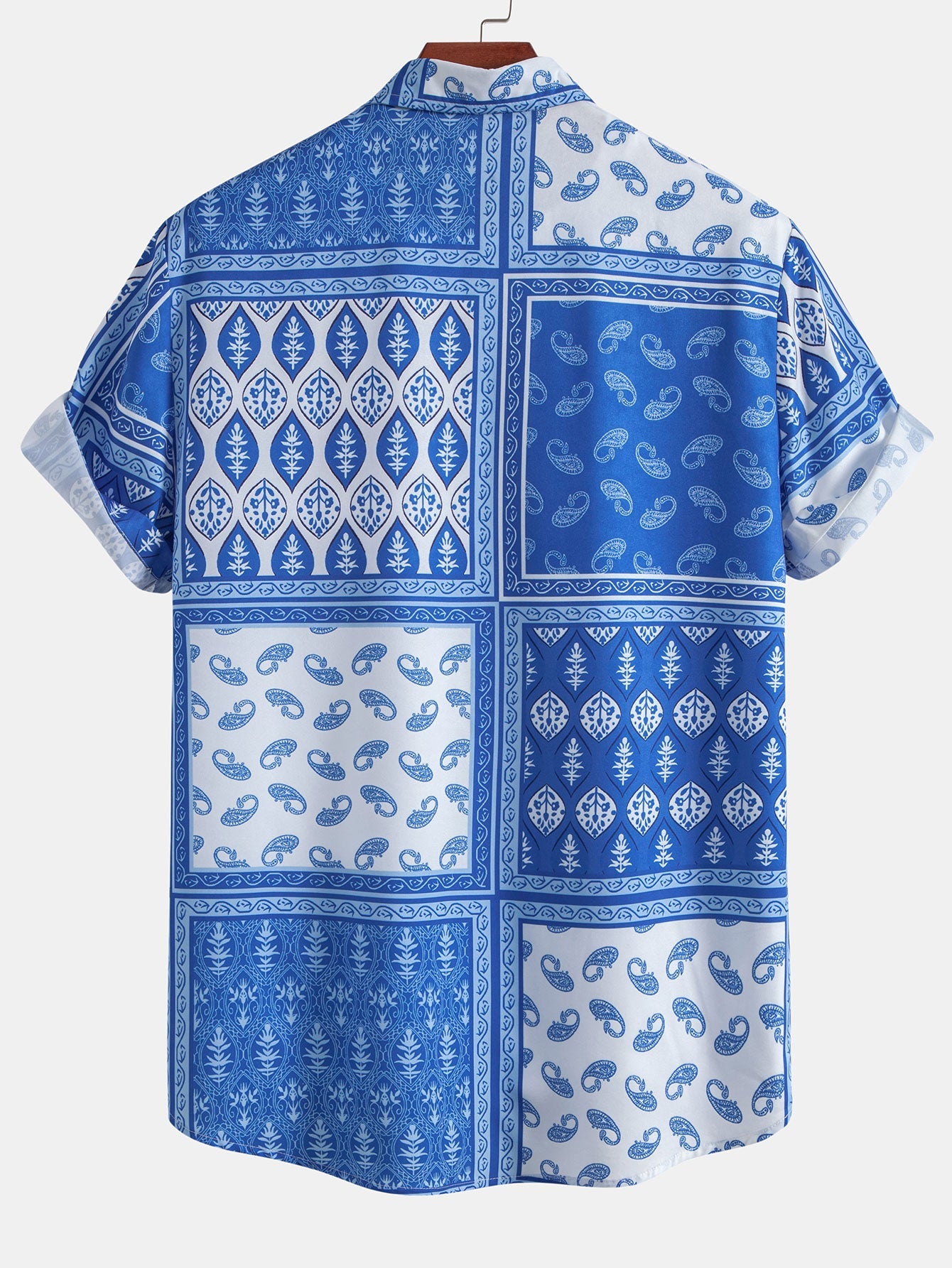 Paisley Border Shirt & Swim Shorts Set
