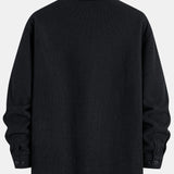 Teddy Lined Long Sleeve Corduroy Shirt