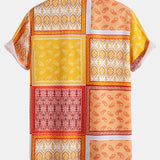 Paisley Border Shirt & Swim Shorts Set