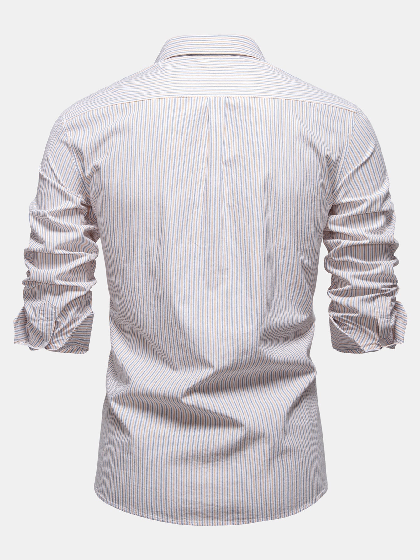 Cowboy Embroidery Cotton Plaid Stripe Shirt
