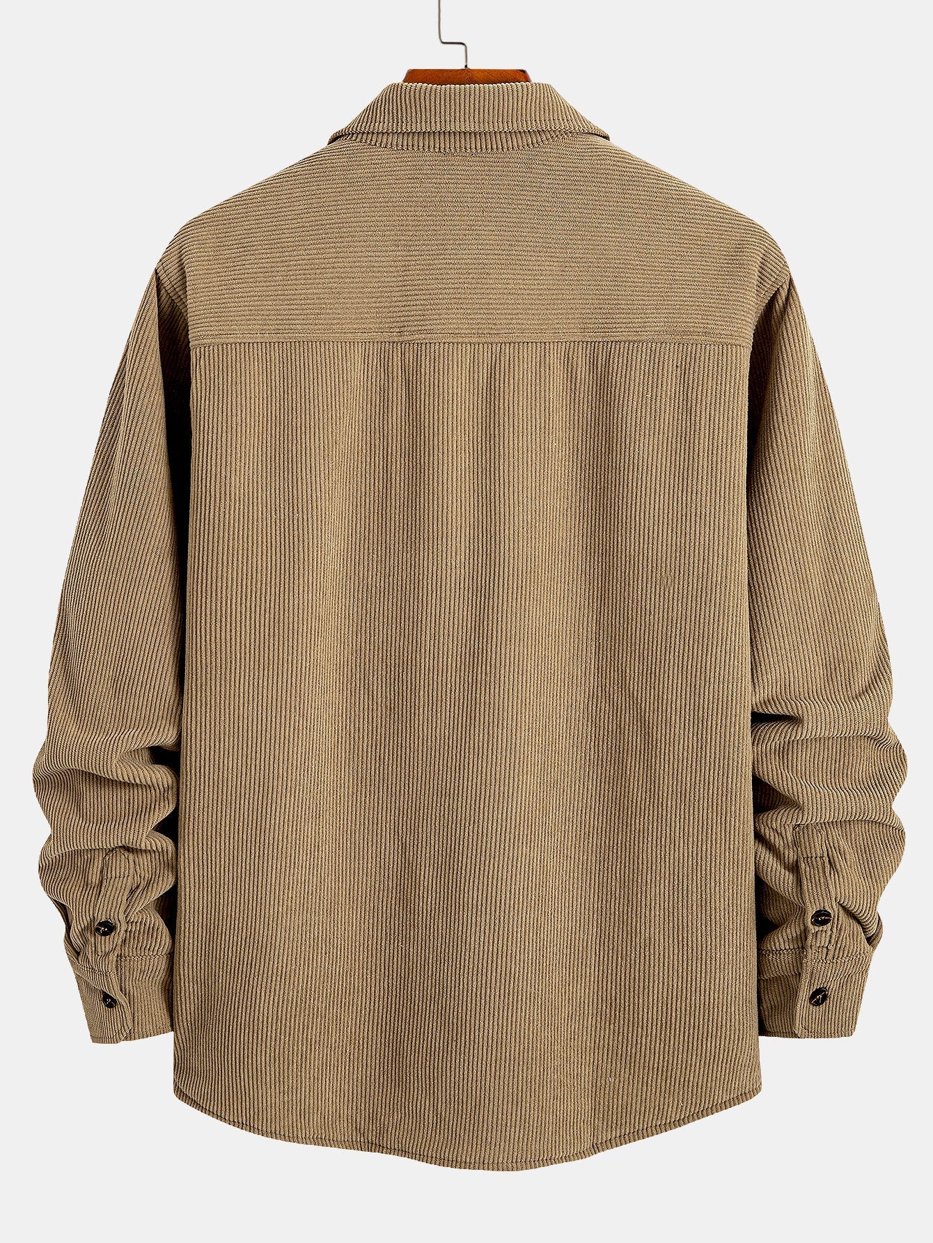 Teddy Lined Corduroy Button Up Overshirt