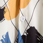 Hand Drawn Color Blocks Print Shirt