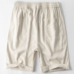 Cotton Blend Striped Shirt & Linen Cotton Blend 11" Shorts Set