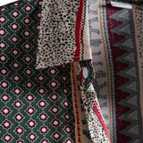 Elephant Geometric Print Shirt & Linen Cotton Blend Drawstring Shorts Set