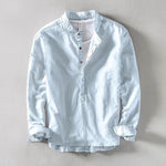 MINIMALIST LINEN SHIRT FOR MEN