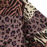 Patchwork Animal Print Shirt