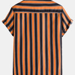 Holiday Stripes Lapel Shirts