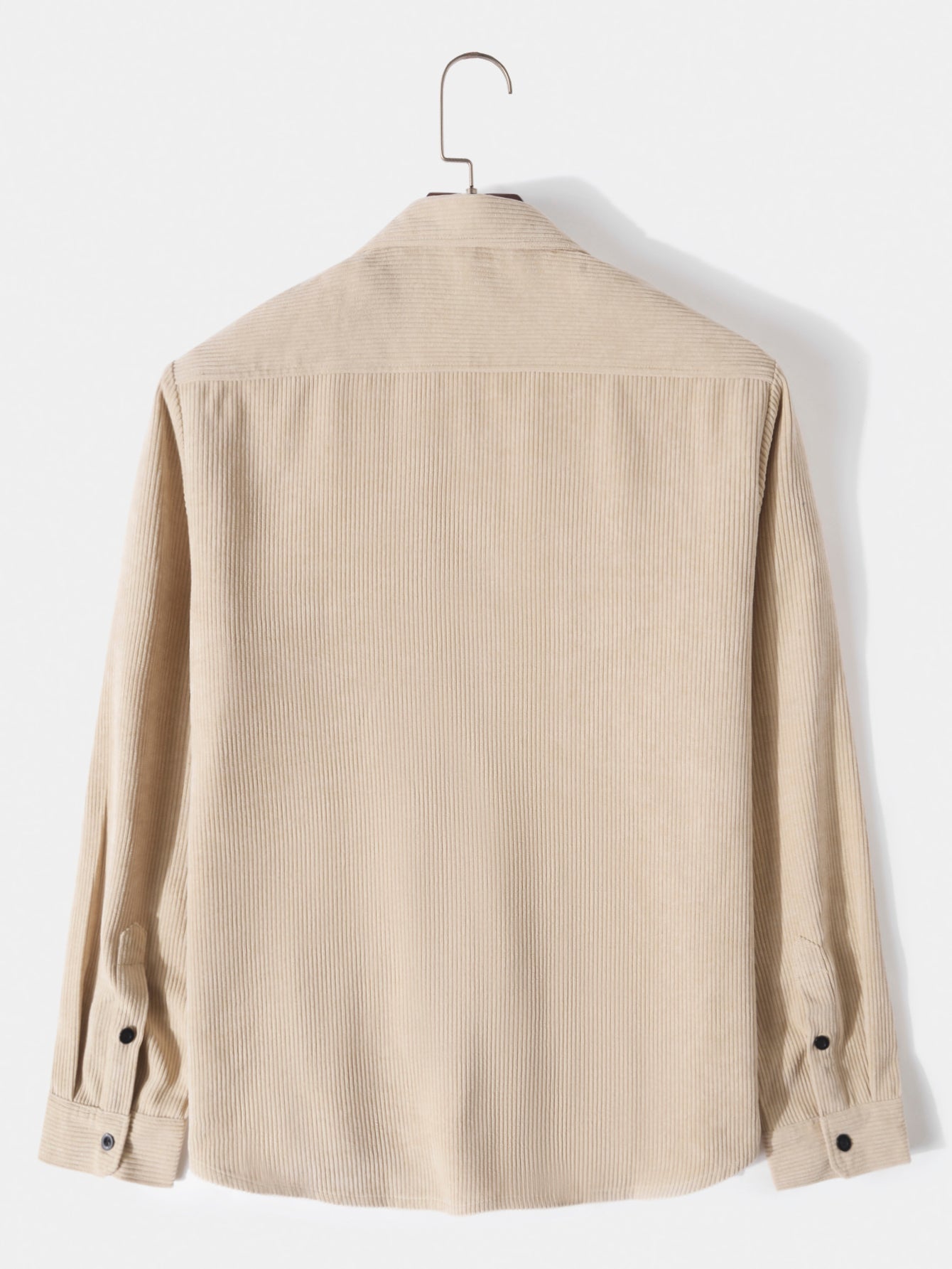 Long Sleeve Corduroy Shirt with Pockets