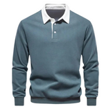KNIT POLO SWEATER FOR MEN