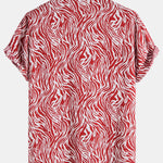 Animal Texture Cotton Shirts