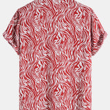 Animal Texture Cotton Shirts