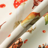 Mushroom Pine Nuts Print Shirt