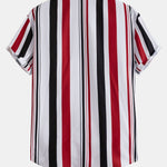 Colored Striped Print Shirt