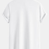 Muscle Fit Textured Stand Collar Shirt