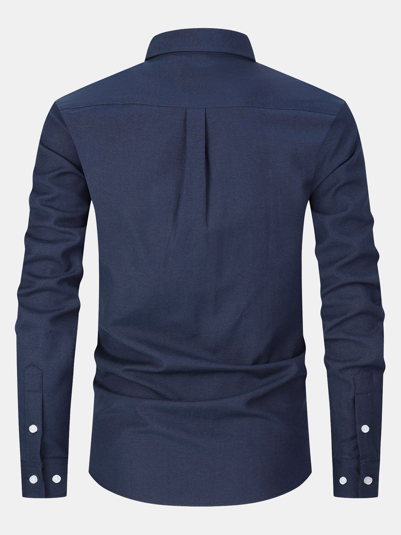 Long Sleeve Pocket Button Up Oxford Shirt