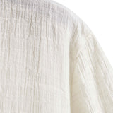 Textured Fabric Short Sleeve Shirt