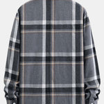 Long Sleeved Plaid Button Up Shirt