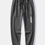 Balance Stripe Print Crew Neck Sweatshirt & Jogging Pants Set