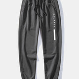Balance Stripe Print Crew Neck Sweatshirt & Jogging Pants Set