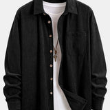 Corduroy Shirt & Straight Leg Corduroy Pants Set