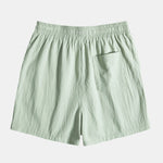 Textured Cotton Revere Shirt & 5" Shorts Set