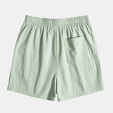 Textured Cotton Revere Shirt & 5" Shorts Set