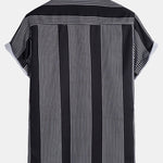 Irregular Casual Stripes Shirts
