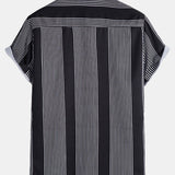 Irregular Casual Stripes Shirts