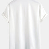 Ink Landscape Painting Stand Collar Shirt